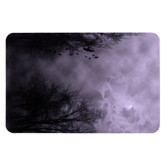 Paarse luchtmachtleider magneet (Horizontaal)