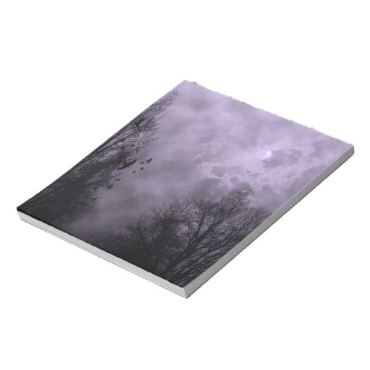 Paarse luchtmachtleider notitieblok (Linkerzijde)