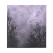 Paarse luchtmachtleider notitieblok (Voorkant)