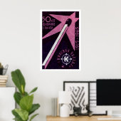 Paarse Lucifer - Print van Luciferdoosje - Tsjechi (Thuiskantoor)