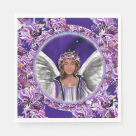 Paarse luiers servet