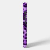 Paarse luipaard afdrukken Case-Mate iPhone case (Achterkant / Links)