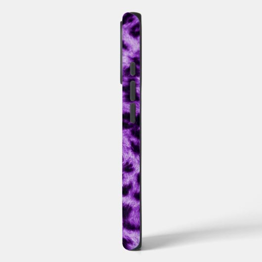 Paarse luipaard afdrukken Case-Mate iPhone case (Achterkant / Links)