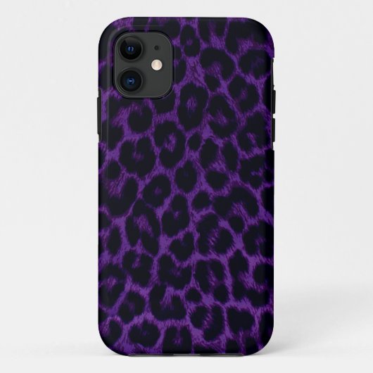 Paarse luipaard Afdrukken iPhone 5 Hoesje (Achterkant)