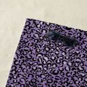 Paarse luipaard afdrukken strandlaken (In situ)