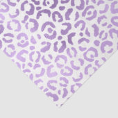 Paarse luipaard afdrukken tissuepapier (Detail)