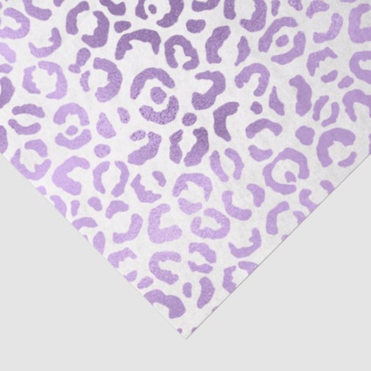 Paarse luipaard afdrukken tissuepapier (Detail)