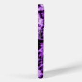 Paarse luipaard afdrukken & zwarte diamanten - Naa Case-Mate iPhone Case (Achterkant / Rechts)