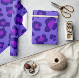 "Paarse luipaard" Cadeaupapier