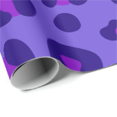 "Paarse luipaard" Cadeaupapier (Rol Hoek)