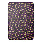 Paarse luipaard/cheetah, badmat voor het drukken v (Voorkant Verticaal)