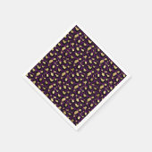 Paarse luipaard/cheetah dierprintservetten servet (Hoek)