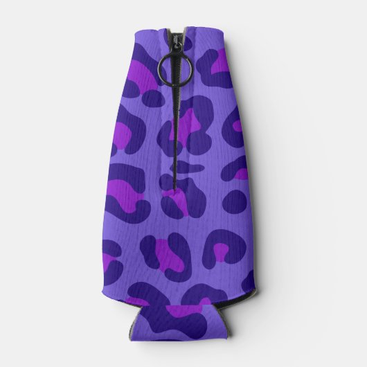 "Paarse luipaard" Flesjeskoeler (Achterkant)