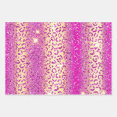  Paarse luipaard Inpakpapier Vel (Voorkant 2)