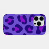 "Paarse luipaard" iPhone Hoesje (Achterkant horizontaal)