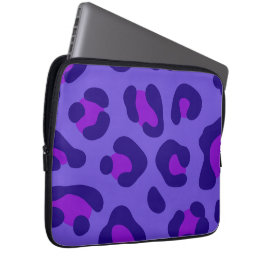 "Paarse luipaard" Laptop Sleeve