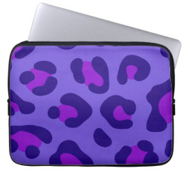 "Paarse luipaard" Laptop Sleeve