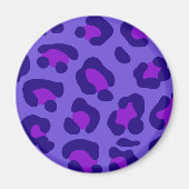 "Paarse luipaard" Magneet (Voorkant)