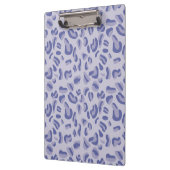 Paarse luipaard patroonlavendel klembord (Links)