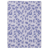 Paarse luipaard patroonlavendel klembord (Achterkant)