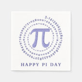 Paarse luipaard pi 3.14 spiraal nummer Happy pi da Servet (Voorkant)