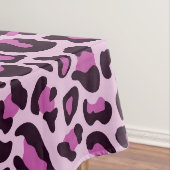 Paarse luipaard printplaat tafelkleed (Voorbeeld)