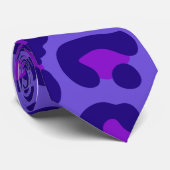 "Paarse luipaard" Stropdas (Opgerold)