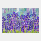 Paarse Lupine Bloemen Wildbloemen Keukenhanddoek (Horizontaal)