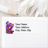 Paarse Lupine en vrienden Etiket (Insitu)