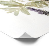 Paarse Lupine Flower Art Print Poster (Hoek)