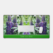 Paarse Lupine Flowers, gepersonaliseerd Bureaumat (Keyboard & Muis)