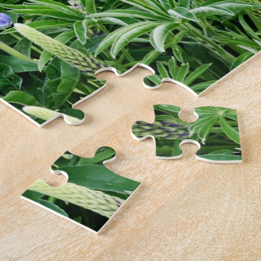 Paarse Lupine Flowers Legpuzzel (Zijkant)