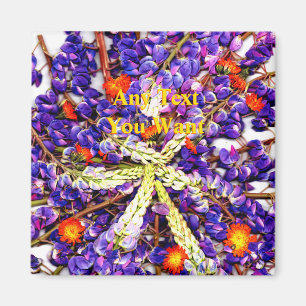 Paarse Lupine Magneet