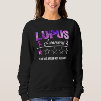 Paarse Lupus Awareness Review Zeer slecht zou niet Trui