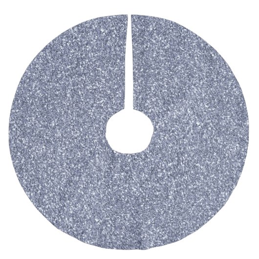 Paarse Luxe Glitter Kerstboom Rok (Voorkant)