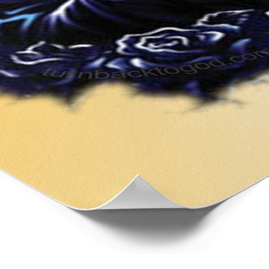 Paarse Maagd Maria Print (Hoek)