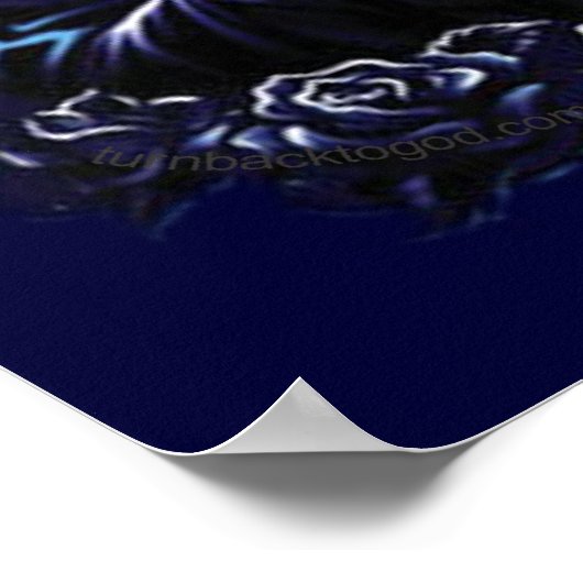 Paarse Maagd Maria Print (Hoek)