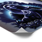 Paarse Maagd Maria Print (Hoek)