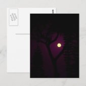 Paarse maan briefkaart (Voorkant / Achterkant)