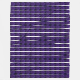 Paarse maan fleece deken