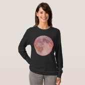 Paarse Maan Godin Kunst T-shirt (Voorkant volledig)