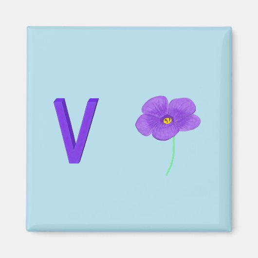 Paarse Maan Magneet (Voorkant)