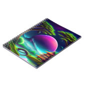 Paarse maan notitieboek (Linkerzijde)