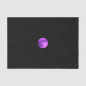 Paarse maan - Ruimtesterren - Tissuepapier (Voorkant)