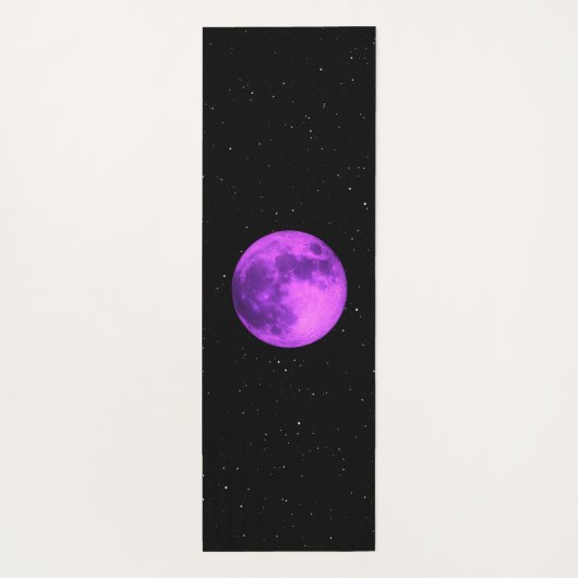 Paarse maan - Ruimtesterren - Yogamat (Achterkant)