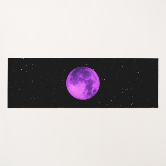 Paarse maan - Ruimtesterren - Yogamat (Voorkant (horizontaal))