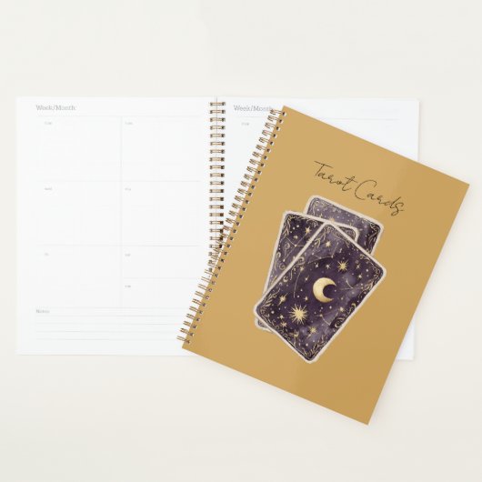 Paarse Maan Sterren Tarotkaarten Planner (Display)
