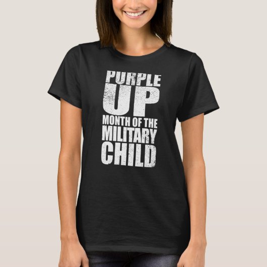 Paarse maand van de Mannen T-shirt (Voorkant)