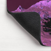 Paarse maanlandschap op een verre wereld muismat (Hoek)
