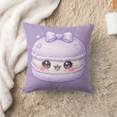 Paarse Macaron Zoete Kawaii Kussen Cushion (Deken)